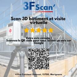 3Fscan - 3Fscan - Scan 3D bâtiment, relevé laser et maquette BIM à Marignane et Marseille
