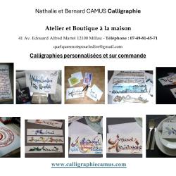 Bernard Camus Calligraphie