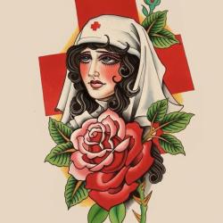 Blue Rose Tattoo