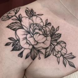 Blue Rose Tattoo