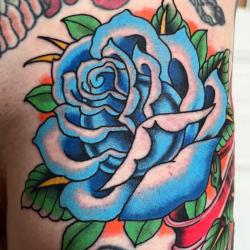 Blue Rose Tattoo