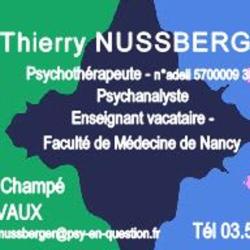 Cabinet De Psychothérapie Et De Psychanalyse Thierry Nussberger