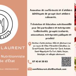 Camille Laurent Diététicienne Nutritionniste à Domicile