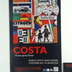 Costa   10 Ans Après César   Exposition