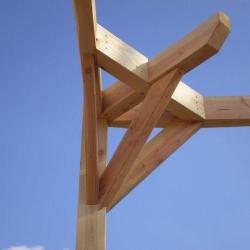 Creativ'charpente - Maison Ossature Bois Charpente Traditionnelle - Préau Abris Terrasse Ardèche Sud
