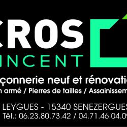 Vincent Maçonnerie Eurl Cros Eurl
