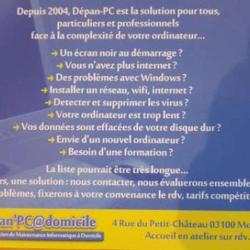 Dépan' Pc A Domicile