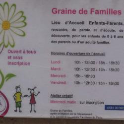Graine De Familles (accueil Enfant/parent)