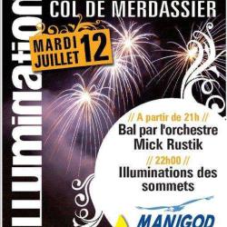 Illumination Des Sommets De Merdassier