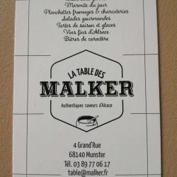 La Table Des Malker