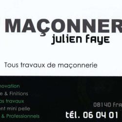 Maçonnerie Julien Faye