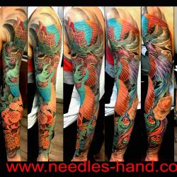 Needles Hand Tattoo - Tatouage Aix En Provence