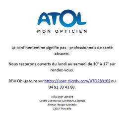 Opticien Marseille 14 - Atol Mon Opticien