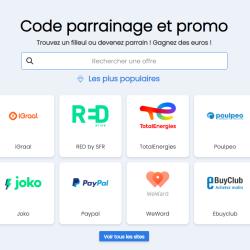 Parrainage.com - Plateforme Française Dédiée Aux Codes De Parrainage