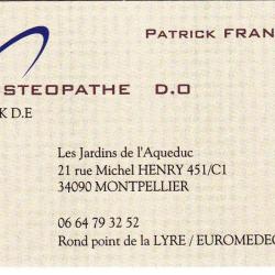 Patrick Francois Osteopathe