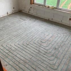 Plancher Chauffant Fraisé