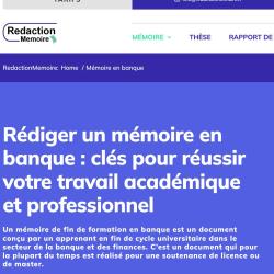 Redactionmemoire Fr