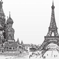 Russe Point De Rencontre Est Ouest P.r.e.o