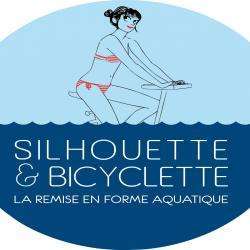 Silhouette Et Bicyclette