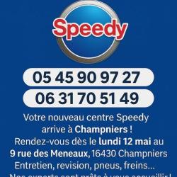 Speedy Champniers Angoulême Garage Colin