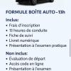 Formule Boite automatique permis B