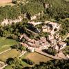 Chateau du Poët Célard vu du ciel