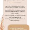 Formule Inspiration intérieur ! Vous êtes en manque d’inspiration ou souhaitez clarifier vos idées ?
Les supports visuels vous donneront une vision globale de l'aménagement et de l'ambiance pour vous permettre de réaliser votre projet en toute autonomie.
Couleurs d'intérieur, Natacha Labruyere décoratrice architecte d'intérieur à La Clayette, Paray le Monial, Macôn, Le Creusot, Roanne