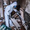 Nettoyage et décontamination après un sinistre incendie dans le Cher (18)