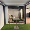Pergola bioclimatique avec éclairage LED