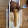Glaces chocolat, melon et coco