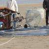 Mise en place du ventilateur qui servira à faire rentrer de l'air dans la toile