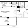Plan 2D ,extrait d'une visite virtuelle 