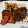 faux filet sauce roquefort et champignons