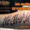 Tatouage maori polynésien prénom lettres tribal a2tattoo tatoueur Vendée