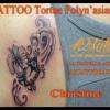 tatouage tortue polynésien, hibiscus et vague japonaise, tattoo personnalisé, création unique, Loodo et Iza, a2tattoo tatoueur vendée
