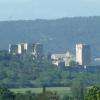 L'abbaye vue depuis Arles (du haut de la place de la Major)