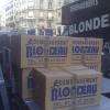 Blondeau déménagements cartons sur monte meubles