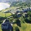 vue aérienne du site hôtelier