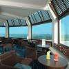 Le bar et sa vue imprenable !