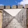 Trompe l'oeil sur les remparts.