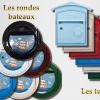 boites aux lettres différents coloris et formes