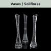 Vases, soliflores gravés par sablage et personnalisables.