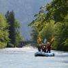 rafting à l'arriver de samoens