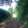 La "rue" Borne pour rejoindre le bourg. 