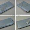 Etui smartphone sur mesure en cuir pleine fleur