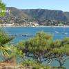 Vue du port du Lavandou. Hôtel Anglade. Provence et Alpes Côte d'Azur.