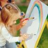 Animation d'un atelier de peinture pour les enfants, dans l'Yonne (89) et la Seine et Marne (77), par Anim en Délire IVR