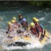 Equipage en pleine action sur le raft