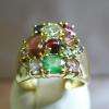 Bague multi-pierres