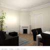 Création d'une chambre 1-2, c'est Art du Temps AGEM. Vue du salon de la chambre